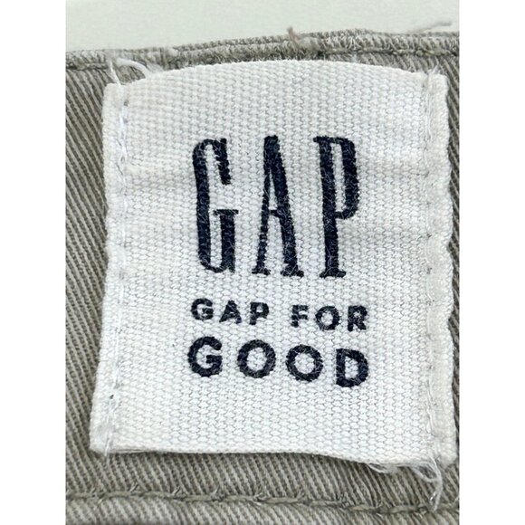GAP Girlfriend Khaki Ankle Pants 8 Chinos Casual Pockets Loops Tapered Zip - Picture 16 of 16